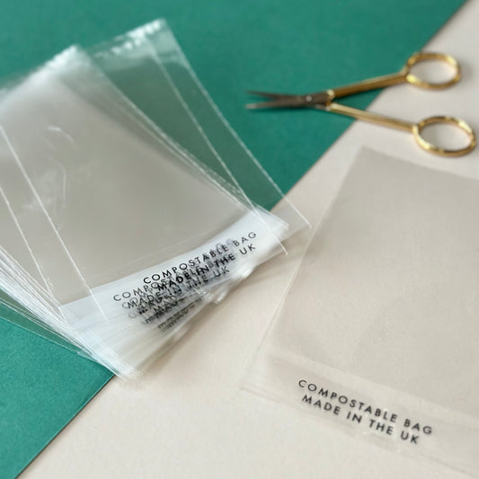 C6 Biodegradable / compostable cello bags