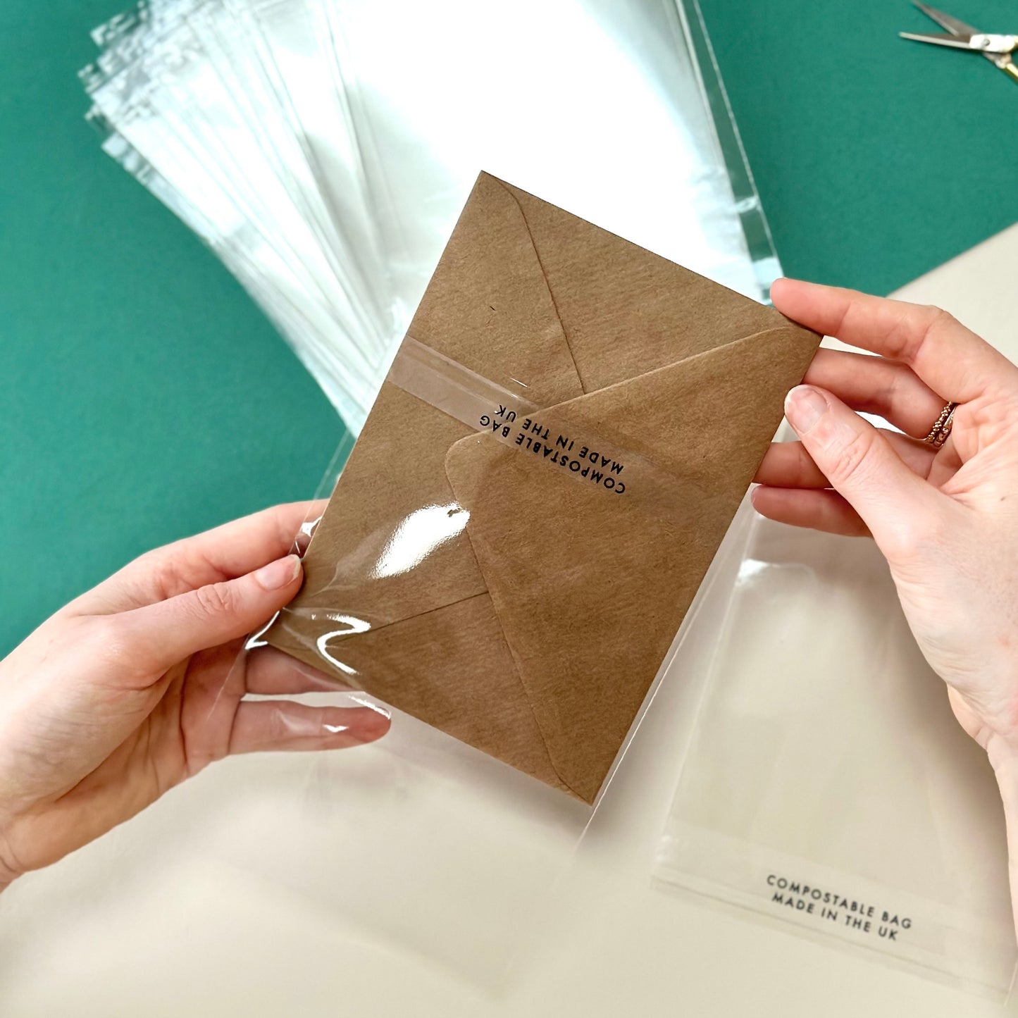 C6 Biodegradable / compostable cello bags